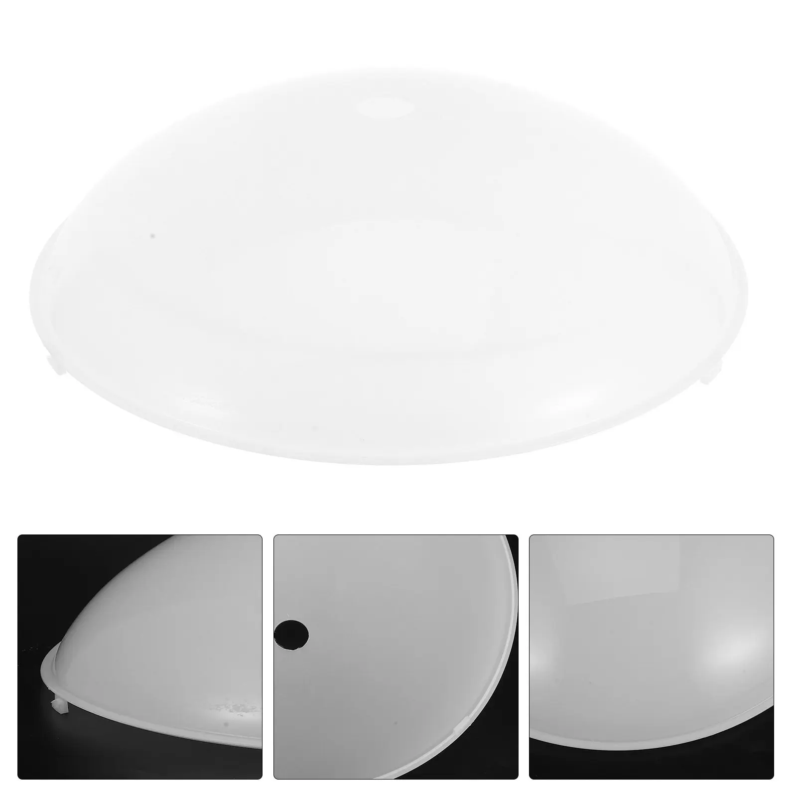 

Plastic Round Ceiling Light Cover Sturdy Pc Material for Bedroom Hallway Staircase Indoor Light Shade Replacement Lamp Fixture
