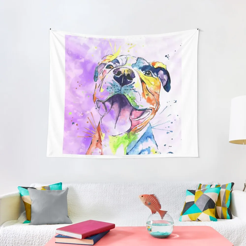 

Pretty Pittie Tapestry Bedroom Decoration Wall Art Tapestry