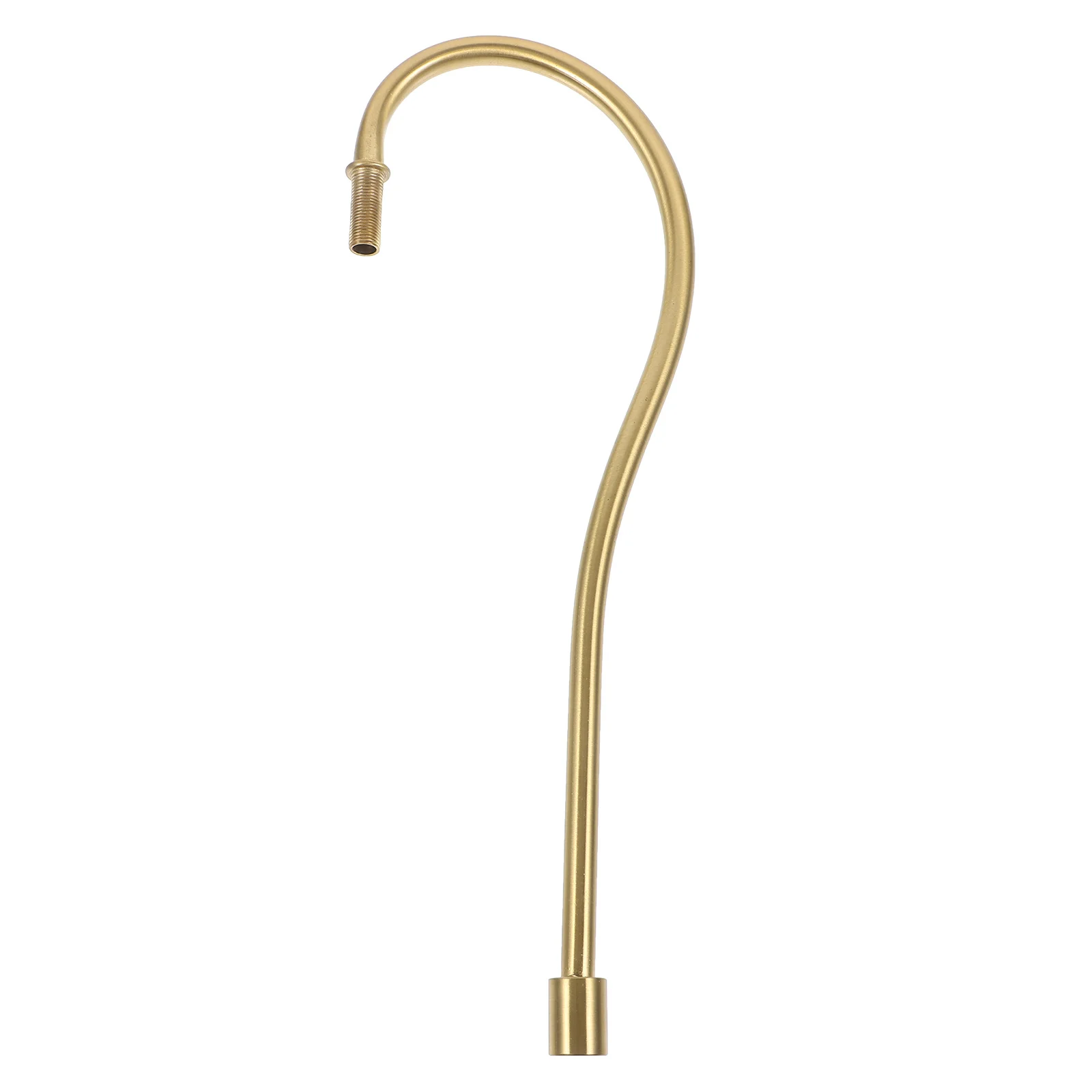 Table Curved Stem Replacement Threaded Iron Accessory For Diy Lighting Fixture Parts Table Lamp Repair Curved Lamp Stem