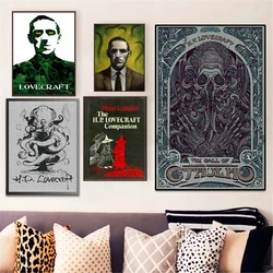 HP Lovecraft Surreal Canvas Posters and Prints Cthulhu Mythos Abstract Horror Fantasy Picture for LivingRoom Home Art Decoration