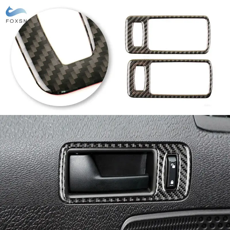 

For Ford Mustang 2005 2006 2007 2008 2009 2010 2011 2012 2013 Car Inner Door Panel Handle Pull Frame Sticker Trim Accessories