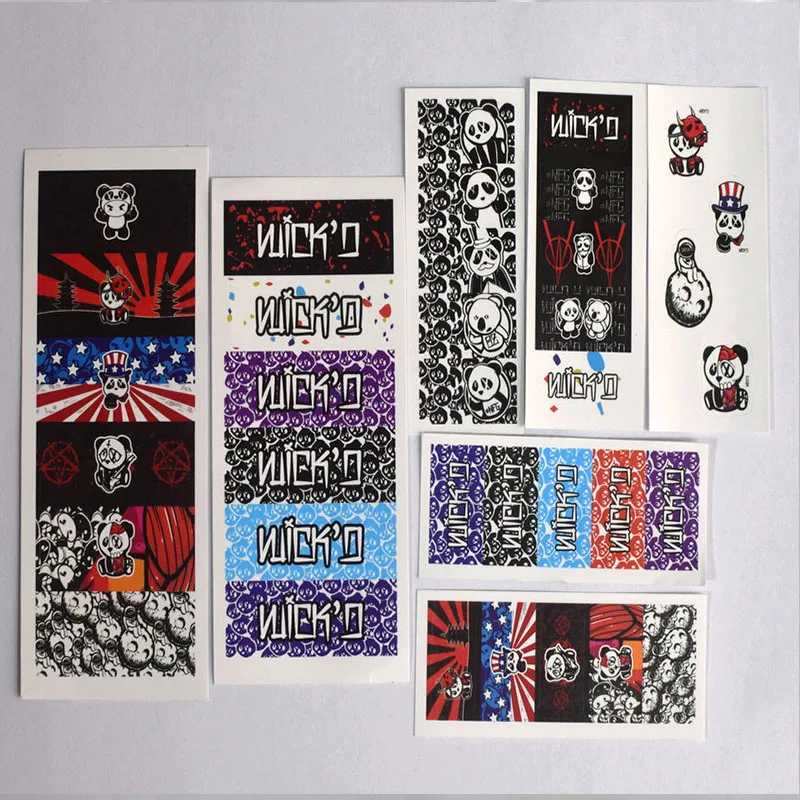 Adesivi per la decorazione degli arredi per la casa per wickwilid mission BB metal sticker set completo wrap glass switch Graffiti adesivi decorativi