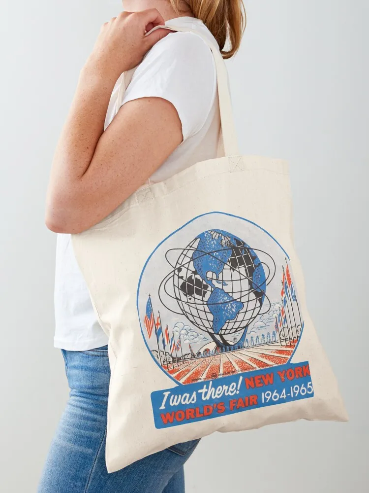 

New York World's Fair RETRO 1964 Tote Bag shopping bag logo Shopping bags Large bags for women supermarket folding bag