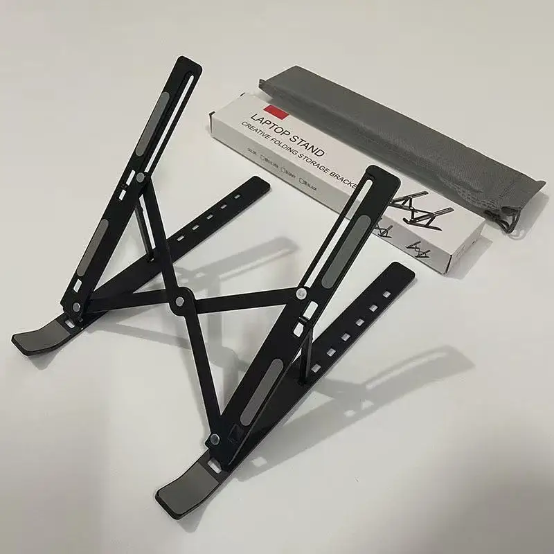 Suporte dobrável para laptop, ajustável, portátil, base de suporte para notebook, para macbook air pro, acessórios convenientes