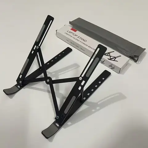 Foldable Laptop Stand Adjustable Portable Notebook Bracket Support Base…