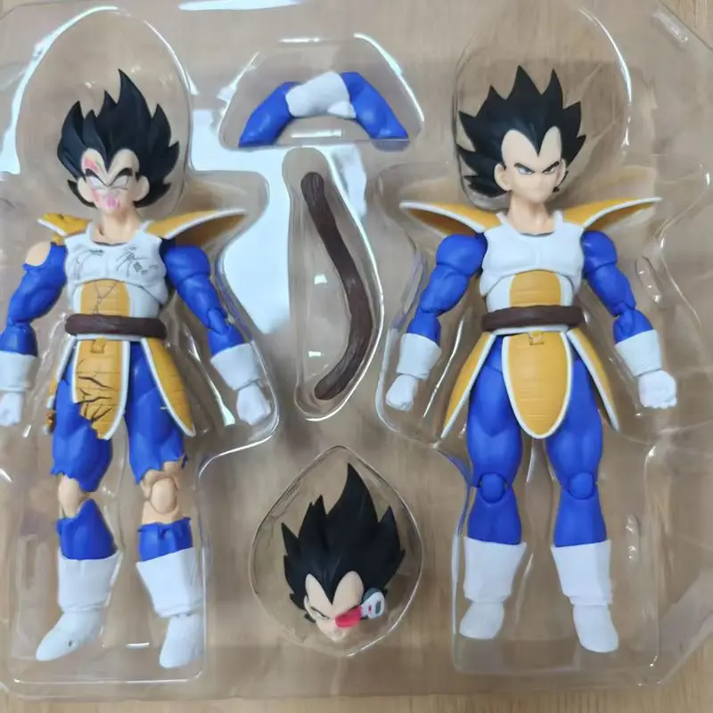 

Dragon Ball Super Shf Vegeta 15 см ПВХ фигурку Коллекционная модель куклы Bloodshed Twin Heroes Индивидуальная игрушка для детей