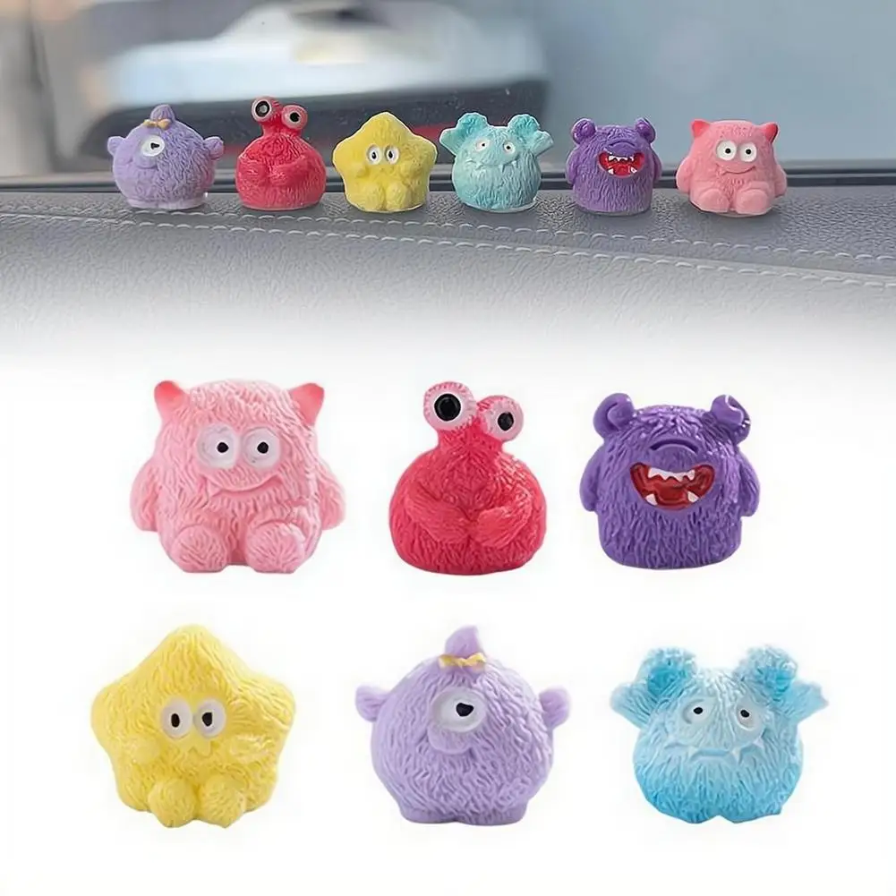 iniature Animal Figurines DIY Blind Box Cute Cartoon Collectibles Handcrafted Desktop Decor Car Accessory Gift Set Eco Friendly