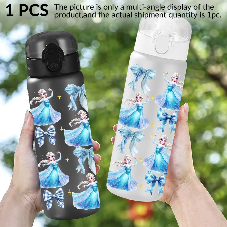 1 قطعة ديزني إلسا/القوس/نمط 26 أوقية زجاجة مياه بلاستيكية كوب رياضي كهدية عيد ميلاد/العودة إلى المدرسة