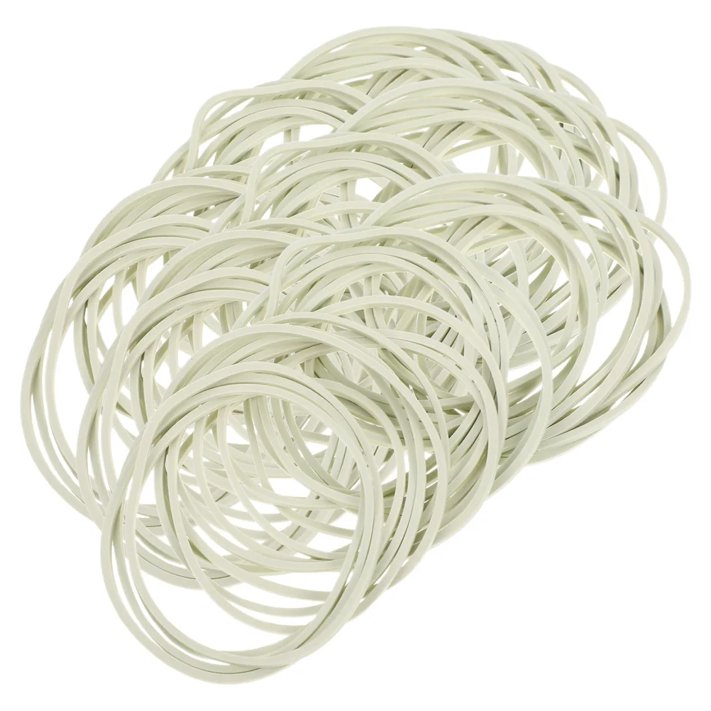

1Pack Office Rubber Bands High Elasticity White Bulk Supply for Organizing Files Documents Home School