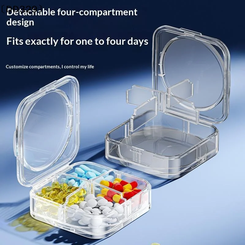 1/7 Days Week Pill Organizer Morning Night Pill Holder Storage Box Splitter Travel Medicine Organizer  Medicine Box〔DD329〕