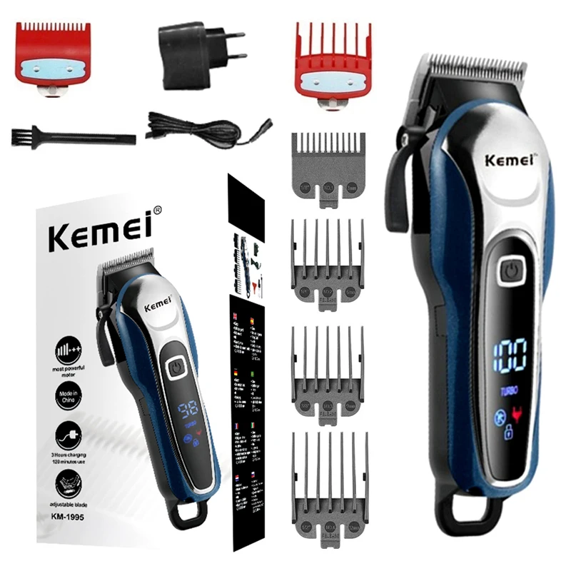 

TURBO barber hair clipper professional hair trimmer for men electric beard cutter hair cutting machine hair cut cordless corded