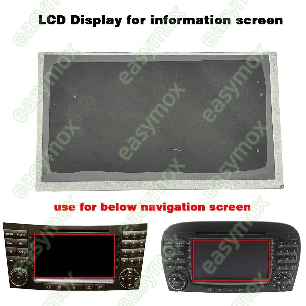 6.5 inch LCD Display For 2004 2005 2006 Mercedes-Benz W211 E320 W220 S500 CL500 Navigation Command Comand Head Unit GPS CD
