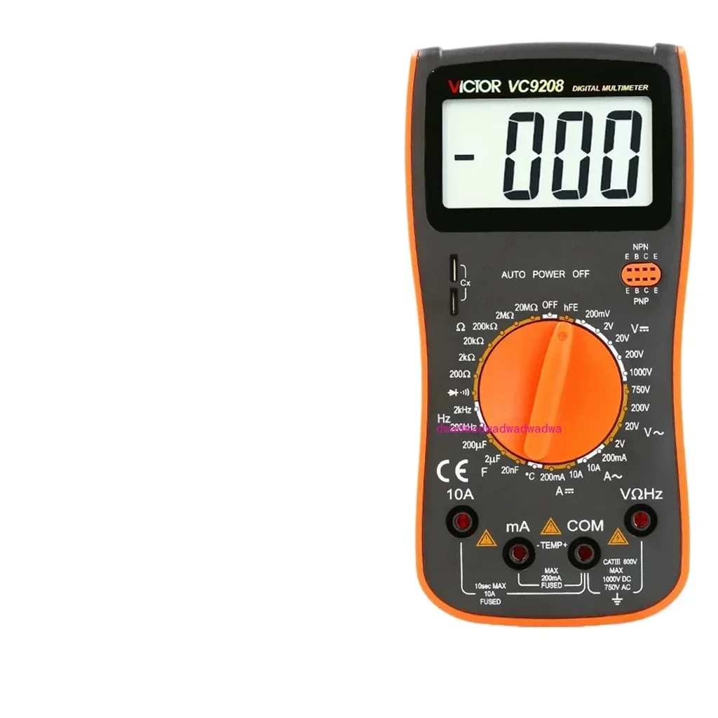 Multimeter Digital High Precision Multifunction VC9205 Electrical Digital Display Anti-burn Multimeter VC890D/C