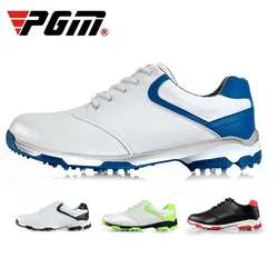 PGM – chaussures de Golf antidérapantes pour hommes, baskets respirantes et imperméables en Super Fiber, sans pointes, pour Sports de plein air et loisirs, XZ051