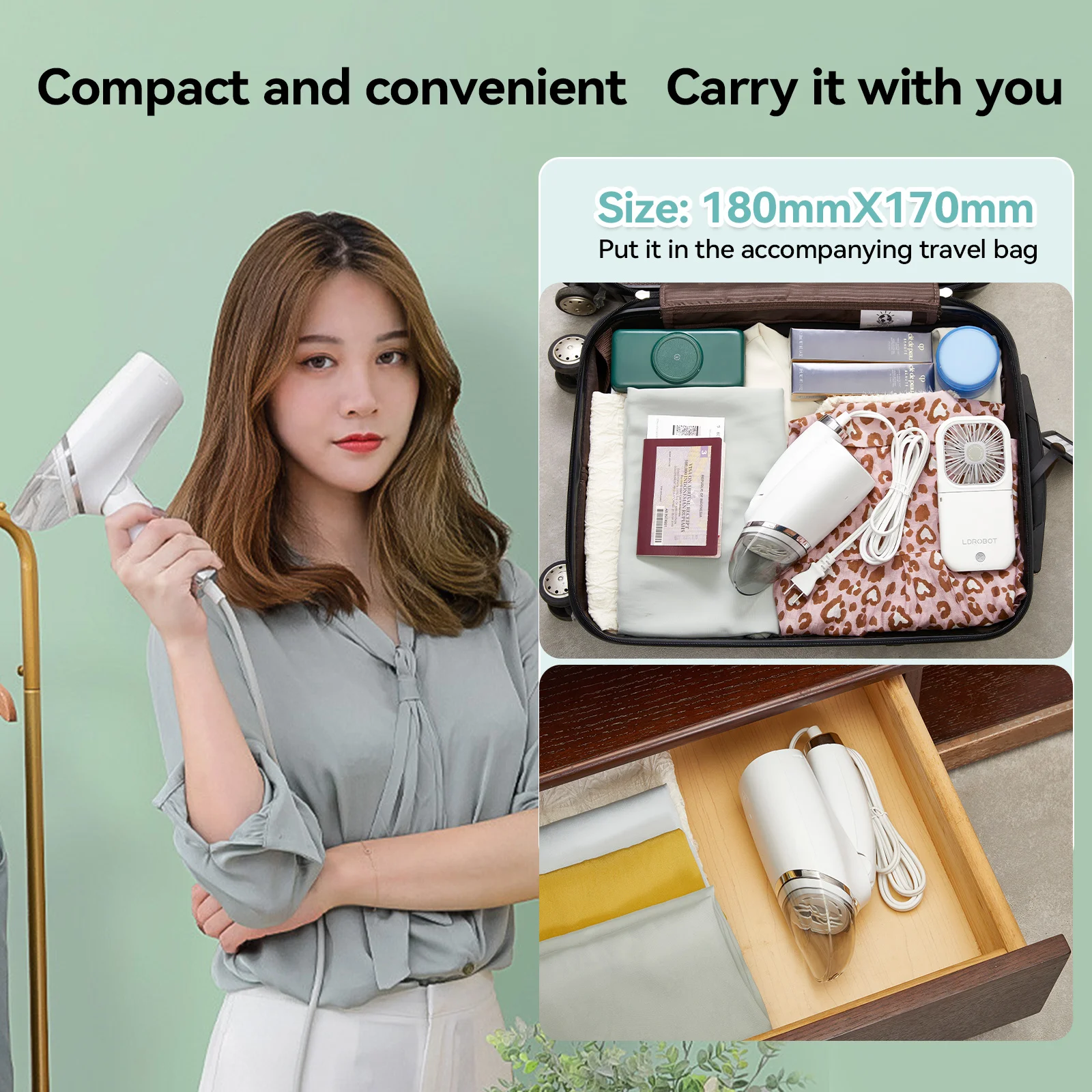 

Плоская нагревательная пластина, перезаряжаемая ручная дорожная вода, портативная мини-машина для одежды, отпариватель, электрический плоский отпариватель для одежды