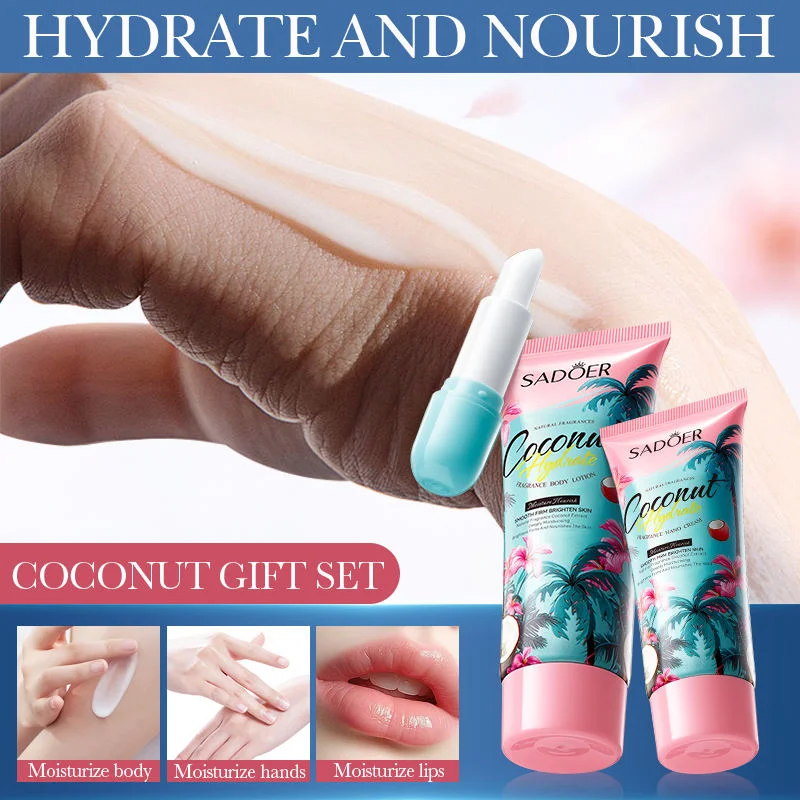Coconut Hydrating Luxury Gift  - огляд і ціна Luxury Skincare Gift Set