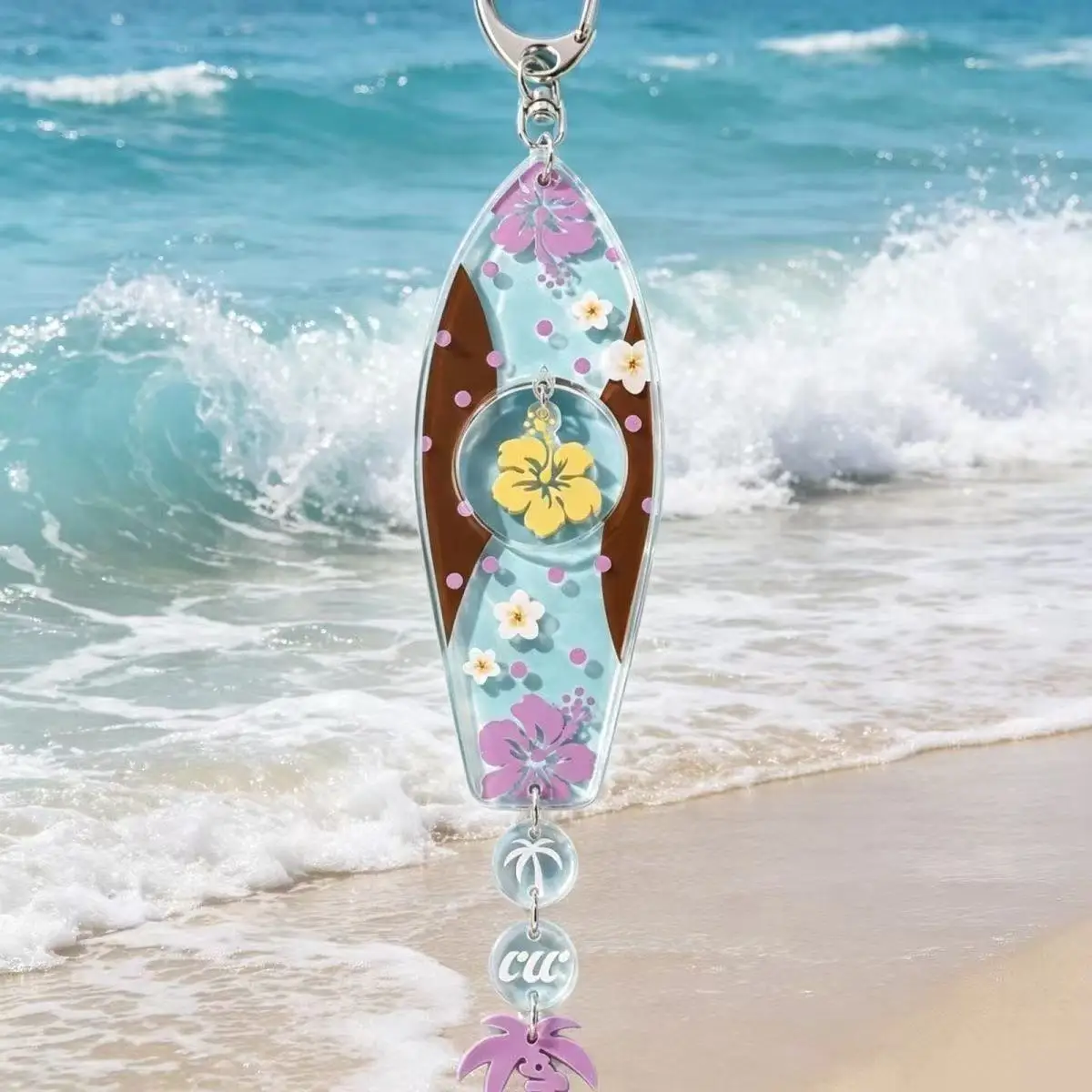 INS Hawaiian Surfboard Shaped - Anime Merchandise Keychain บทวิจารณ์และราคา