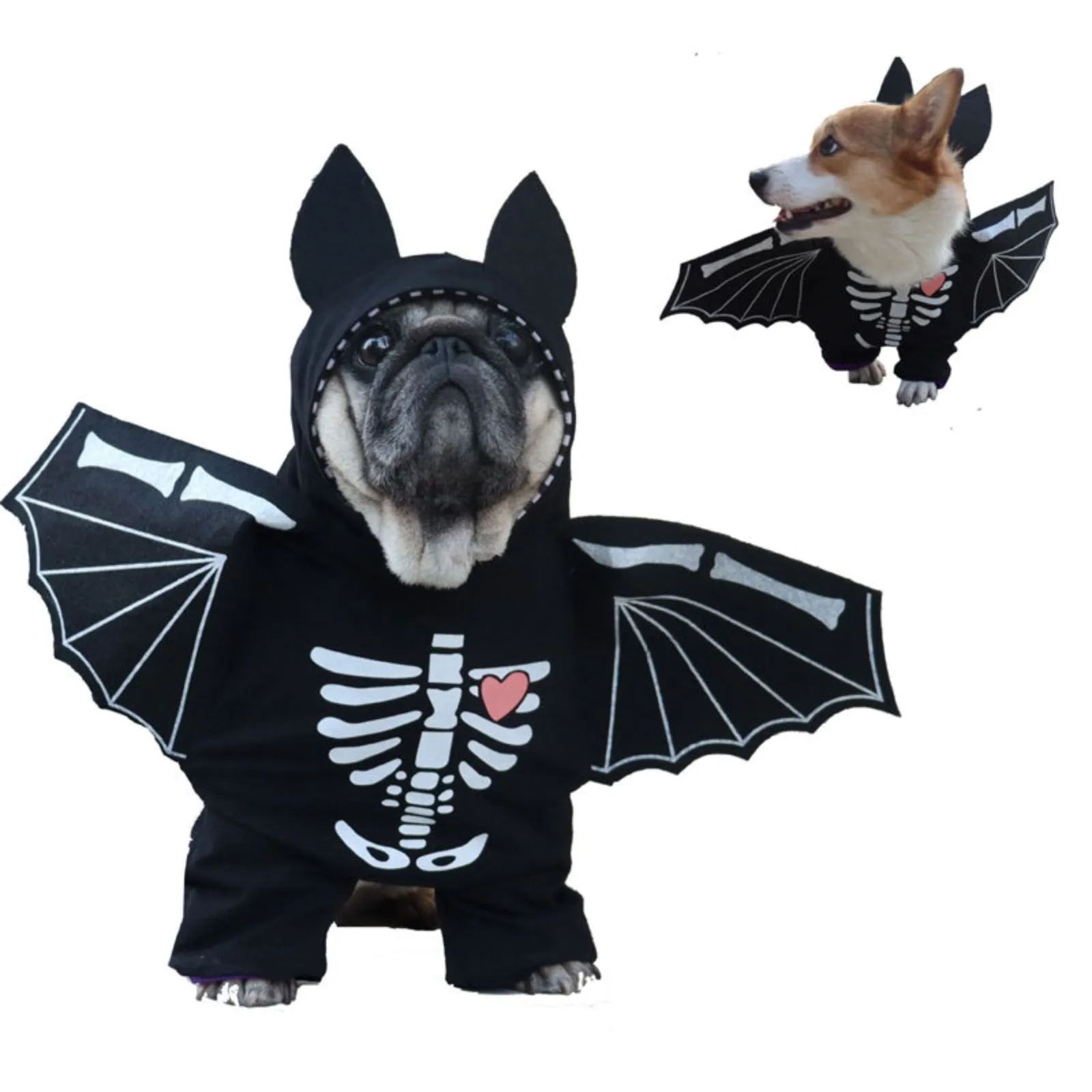 wholesale Dog Bat Clothing Halloween Pet Costumes Bat Wings for Small Medium Large Dogs