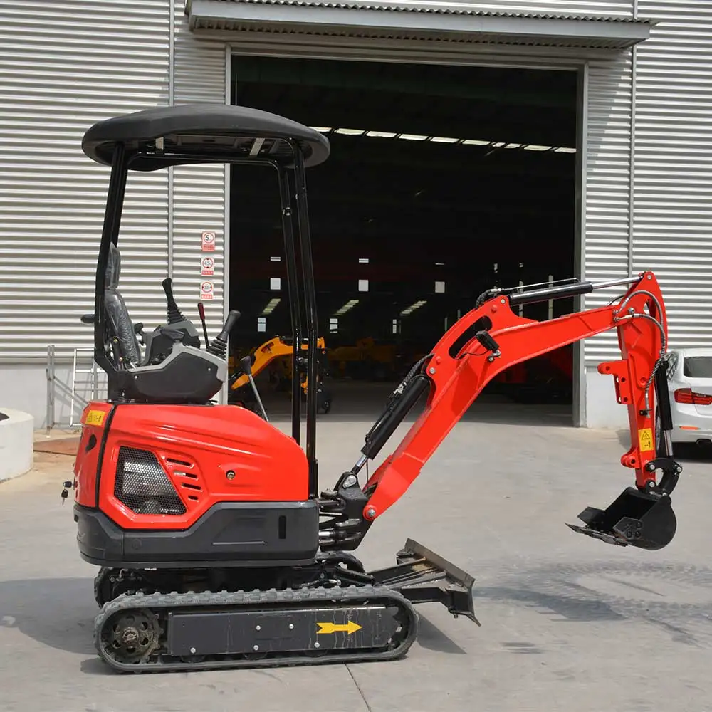 حفارة زاحفة مع مدمجة وسهلة المناورة لضمان الاستقرار في العمل على الطرق #4