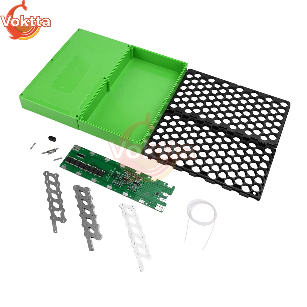 13S6P Battery Case Holder 18650 Battery Holder Nickel Strip 48V 30A Lithium Battery PCB Protection Board DIY Battery Storage Box