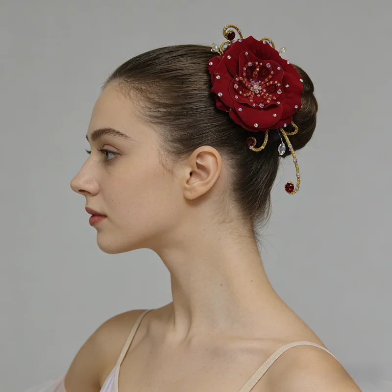 BH1027 Gran Oferta, Diadema de Ballet con Guirnaldas para Niñas, Mujeres y Adultas, para Danza y Espectáculos