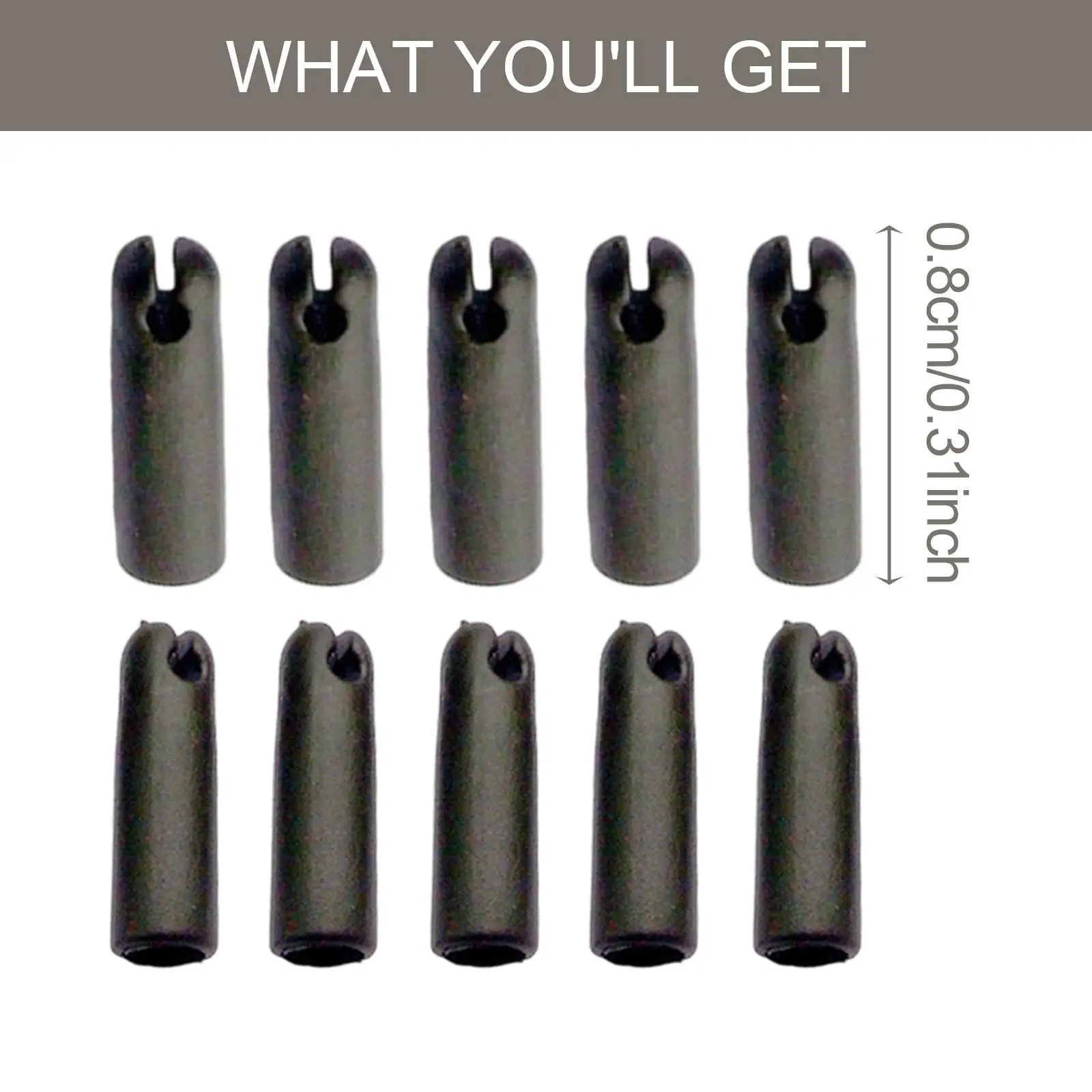 10-delige vliegerframeconnectoren verbeteren de prestaties Draagbare doe-het-zelf sportvliegerscomponenten Eenvoudige installatie Vervangingsadapters