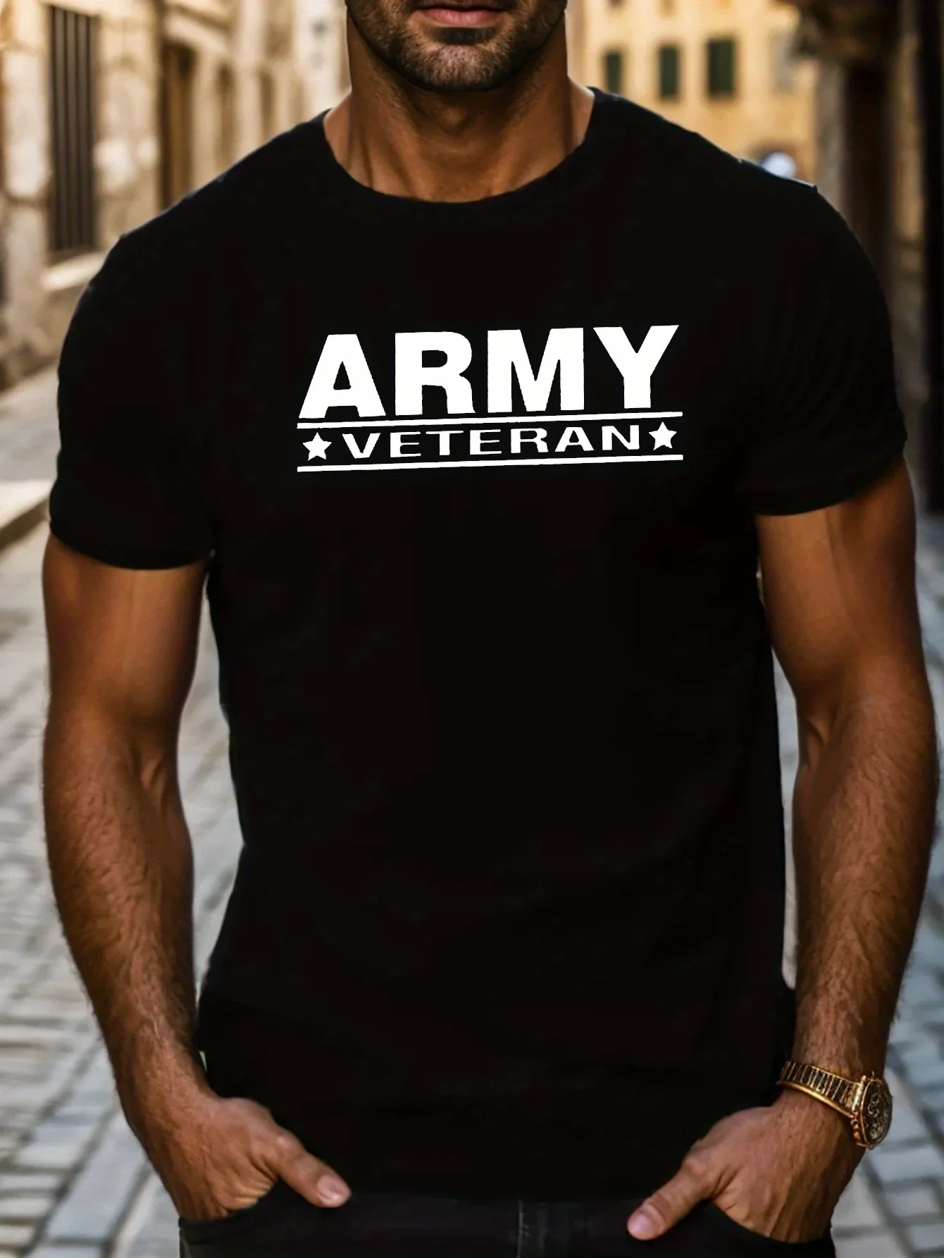 T-shirt ample et respirant pour hommes, 100% coton, haut à manches courtes et col rond, design décontracté et tendance