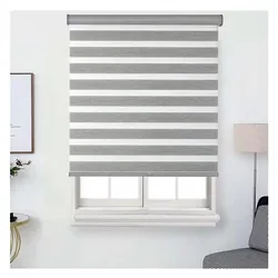 Factory Price Hot Selling Europe Market Multi-color Selection And Blackout Manual Cordless Spring Zebra Blinds For Windows