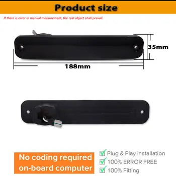 iJDM琥珀色/紅色全LED前後側標誌燈,適用於1973-1979年福特F100 F150 Bronco,替換原廠琥珀色/紅色側標誌燈 8 最佳銷售 LED福特標誌 - №8