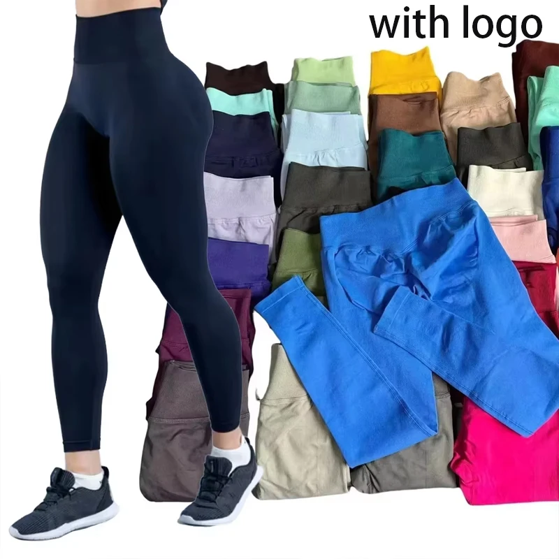 

Logo Df Leggings Seamless Yoga Leggings for Women Seamless Logo Yoga Legging Scrunch Bum Gym Sports Tights Low Sports Yoga Pants