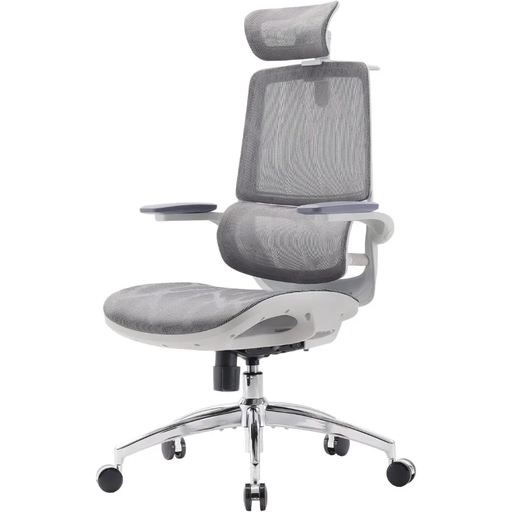 

M59AS Ergonomic Office Chair, Desk Chair with 3D Flip-up Armrests, Computer Chair with Dual Back Design and Adaptive Dynamic Lu