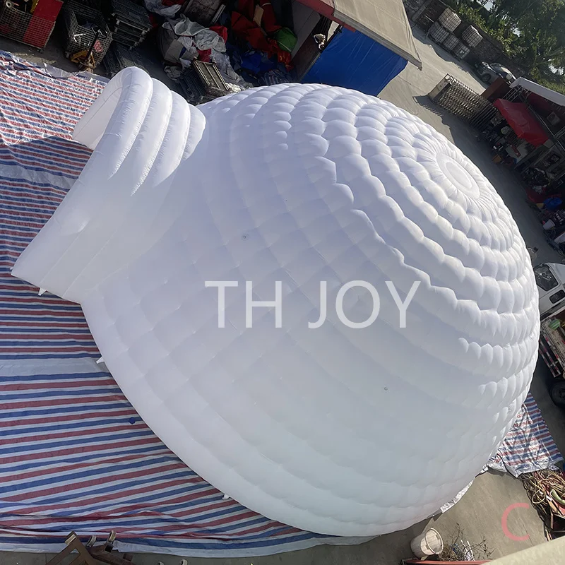 fast air ship to door,outdoor giant inflatable marquee, 10m diameter inflatable dome tent blow up igloo for party