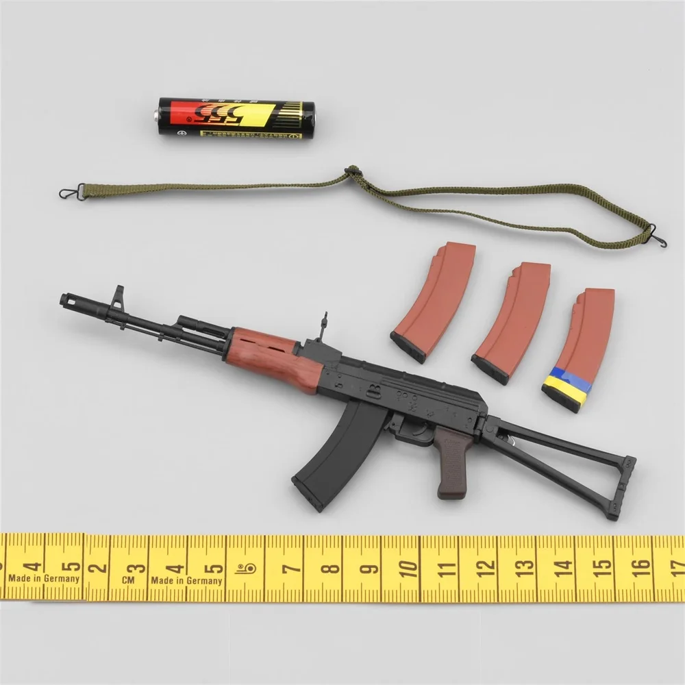 1/6 FLAGSET FS 73053 Soldato Bambola Guerriero Mini Giocattoli Arma Modello AKS74PVC Materiale Pinze Sling Non Reale Per 12 "Action Figure