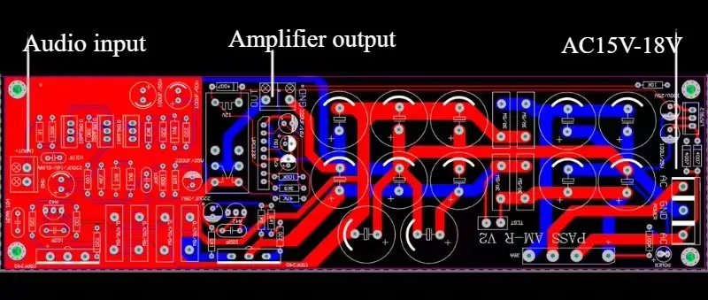 Assembled PASS AM Pure Class A 10W*2 Stereo Amplifier Board Refer Pass Labs Circuit