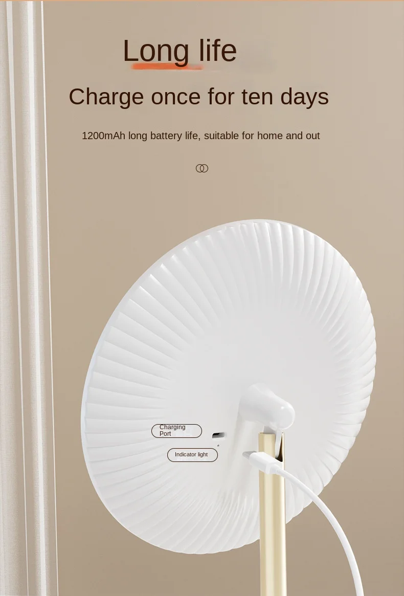 LED Vanity Mirror with Lights, 360° Rotation Touch Control, Portable Tabletop Makeup Mirror for Home Office Dormitory, Patent De