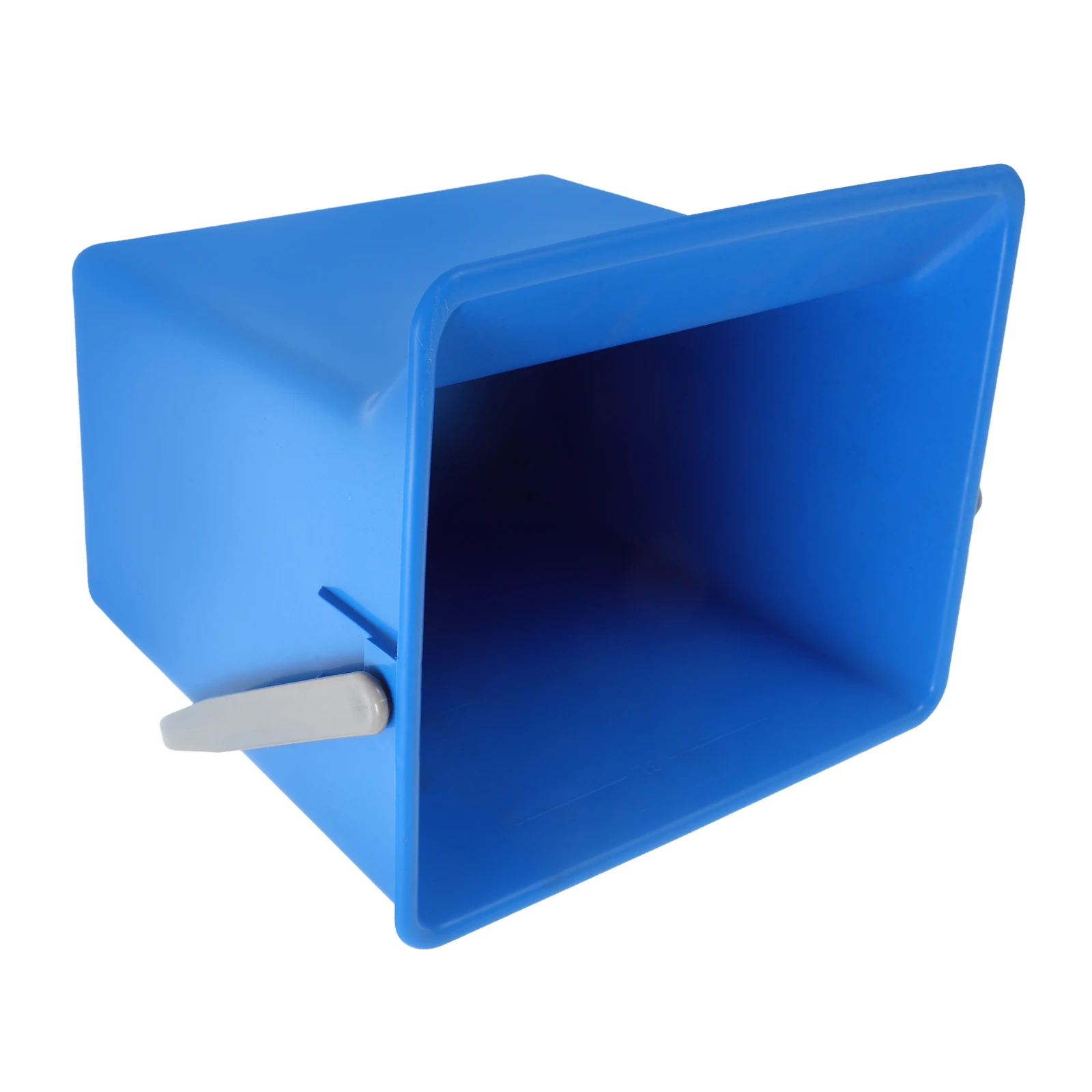 

1 Large Rectangular Plastic Bucket With Handle Measurement Markings Utility Pail For Home Office Car Trash Container Mop