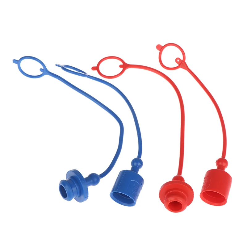 1/5Pairs 1/2 ISO-A Hydraulic Quick Coupler Male Dust Cap And Female Plug Cover Fits Hydraulic Quick Disconnects Coupler
