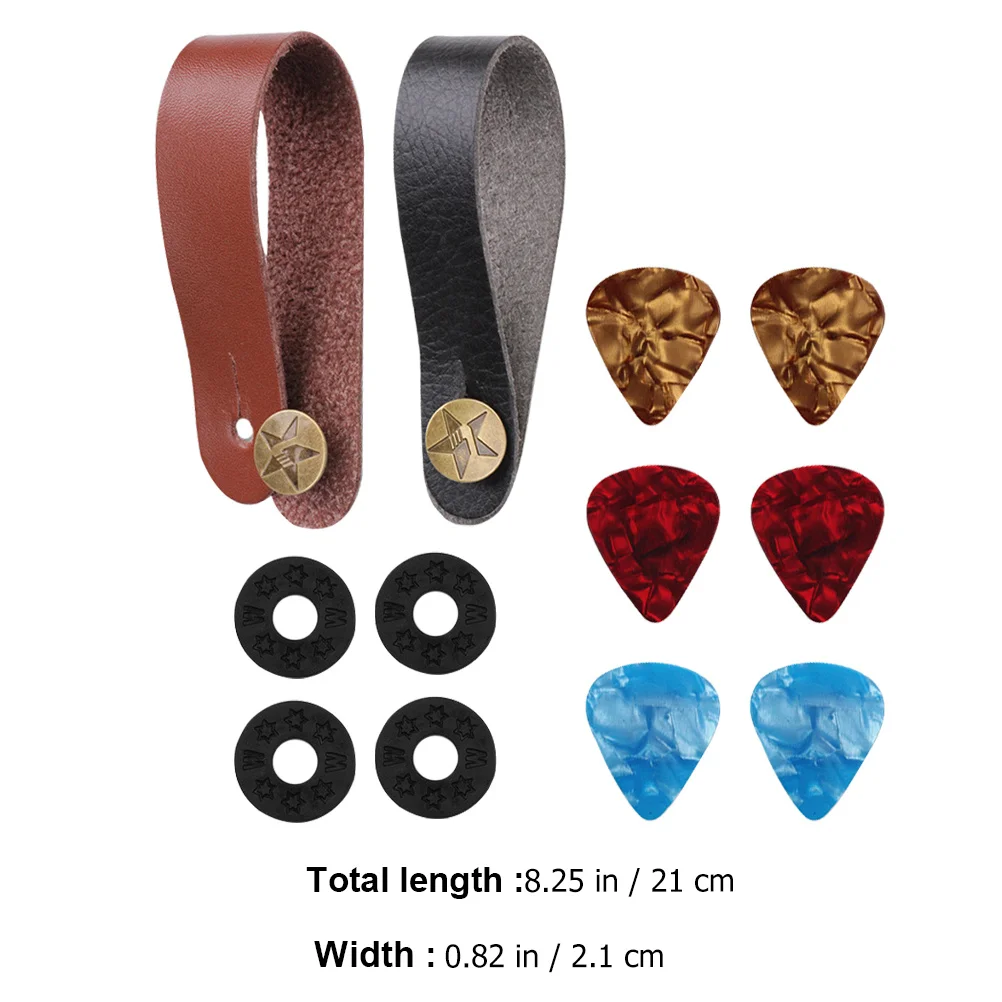 

1Set Guitar Accessories Kit Headstock Strap Non-Slip Buckles Durable Efficient Guitar Care Tools Headstock Strap