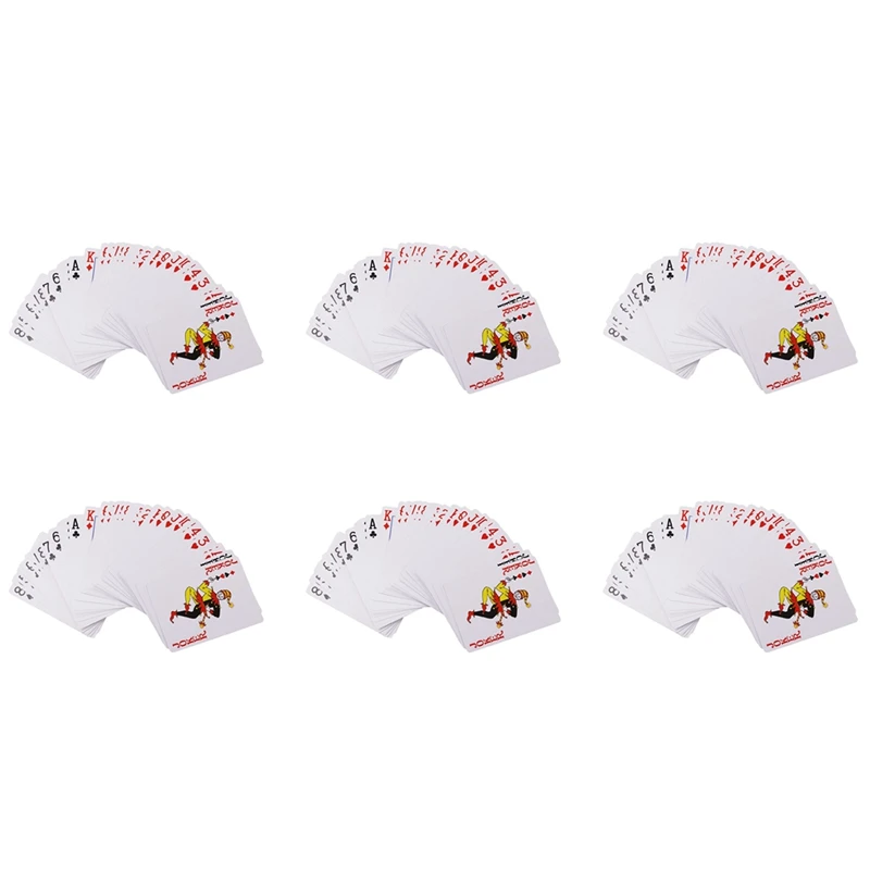 6X Secret Marked Poker Cards See Through Playing Cards Magic Toys Poker Magic Tricks