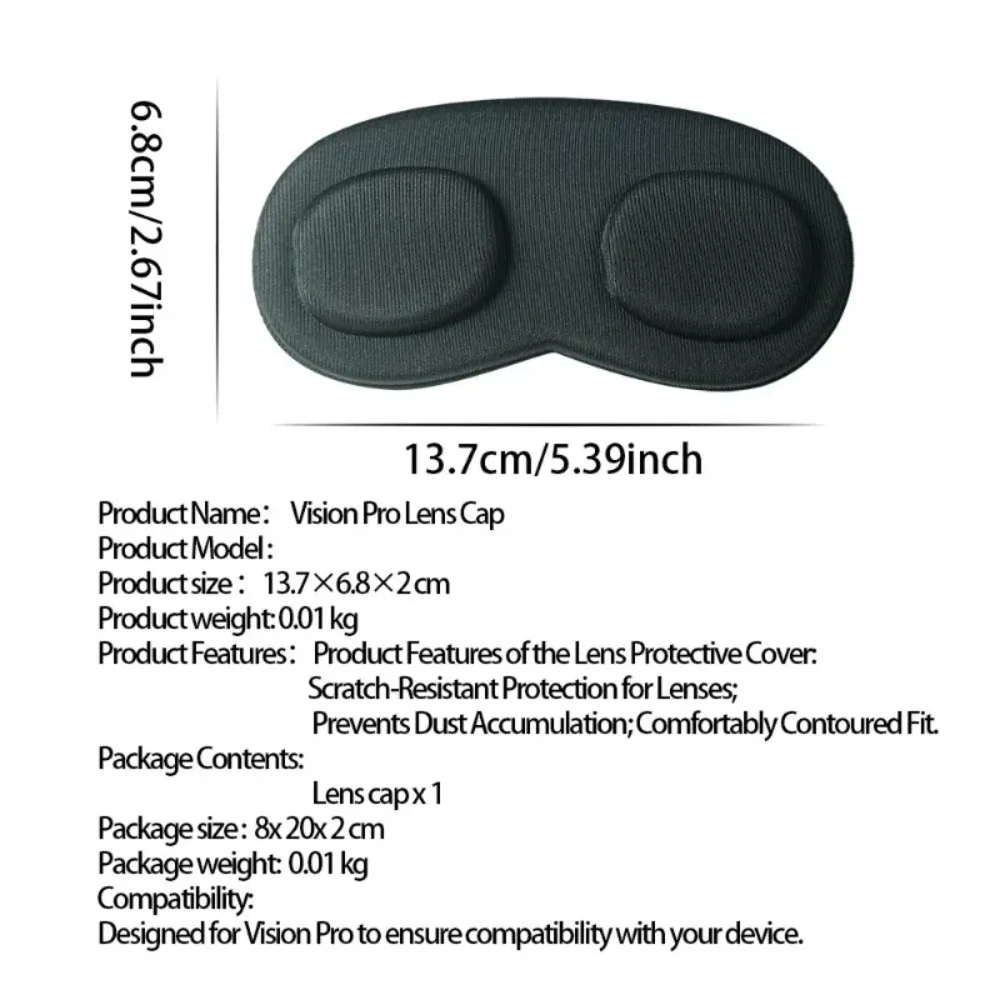 Almohadilla Ocular Bloqueadora de Luz Compatible con Apple Vision Pro MR, Esponja de Sombreado para Auriculares, Accesorios de C