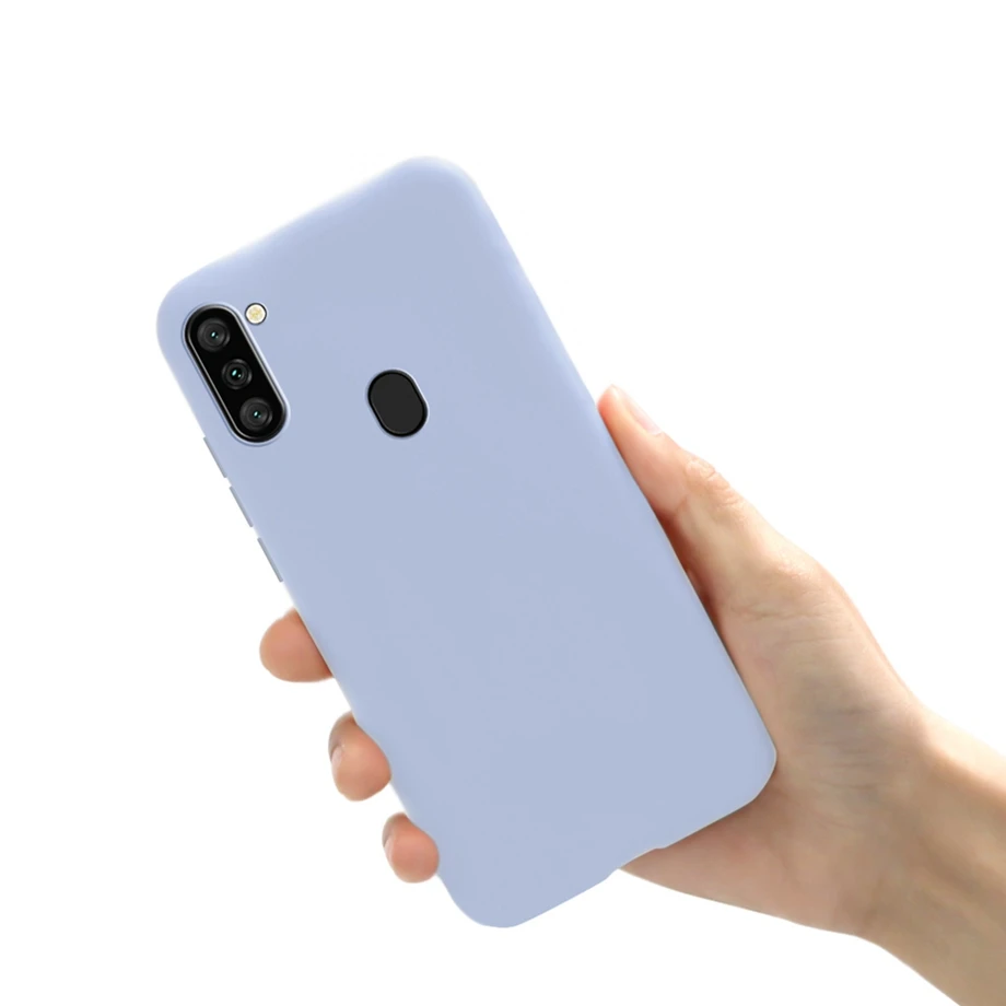 Candy Color Soft Cases For Samsung Galaxy A11 Case Cute Fashion Gifts For Fundas Samsung A11 M11 Silicon Soft Back Cover