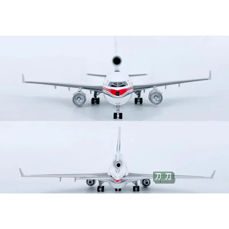 Diecast Scale 1/400 Eastern Airlines MD-11 Aircraft B-2171 Alloy Material Simulation Aircraft Model Collection Decoration