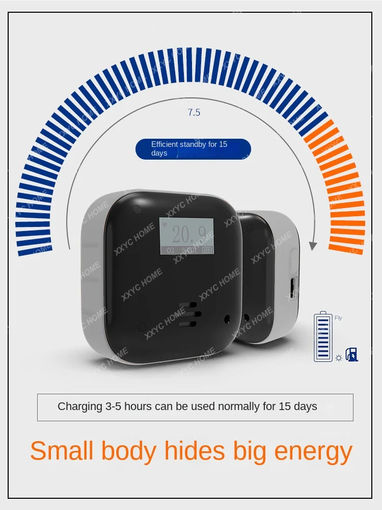 

Oxygen concentration detector Portable oxygen content gas detector Vehicle hypoxia alarm Air oxygen meter