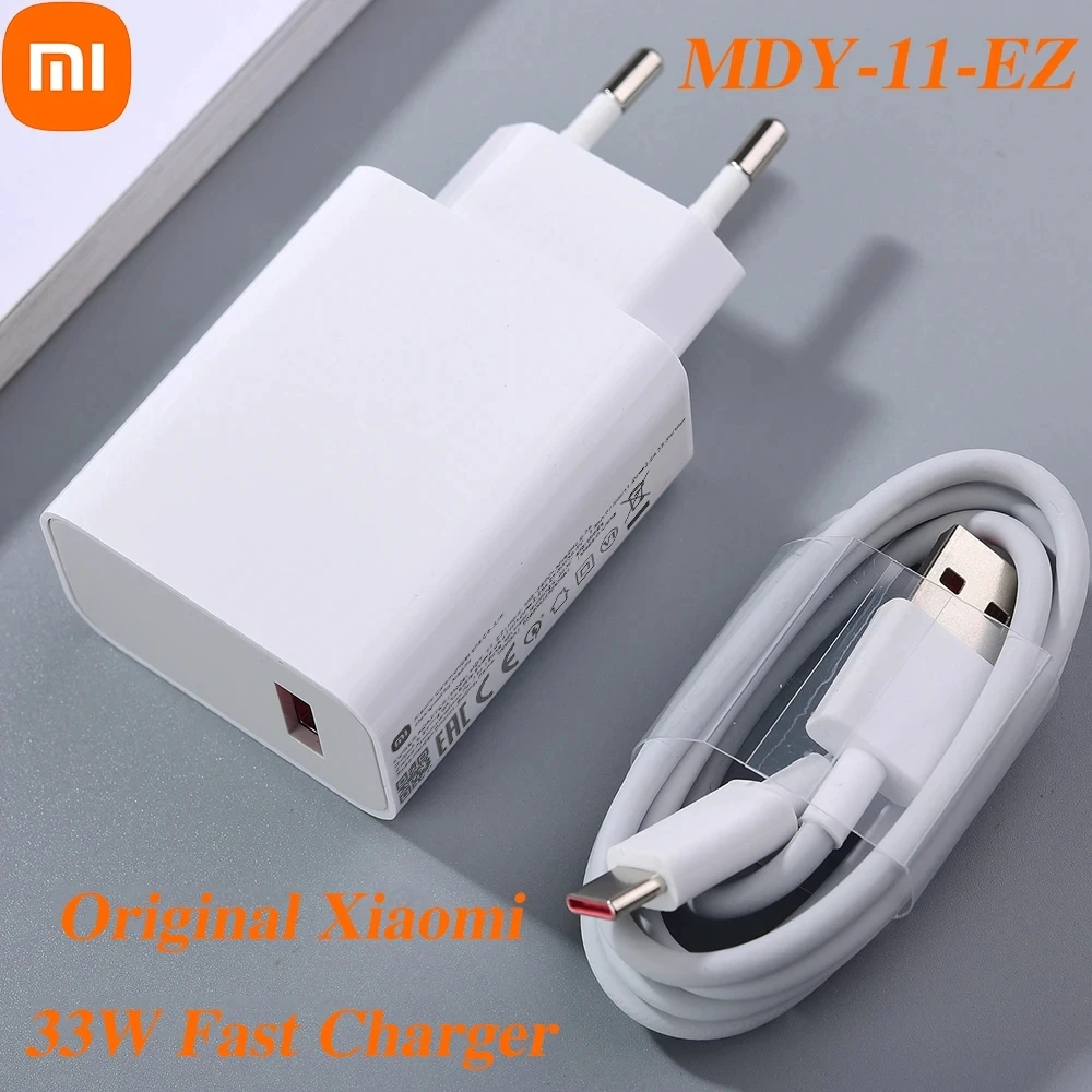 Зарядное устройство для Xiaomi Redmi K30S Note 9Pro POCO X3 Mi 10 9T 11X 11i Note 10, 33 Вт