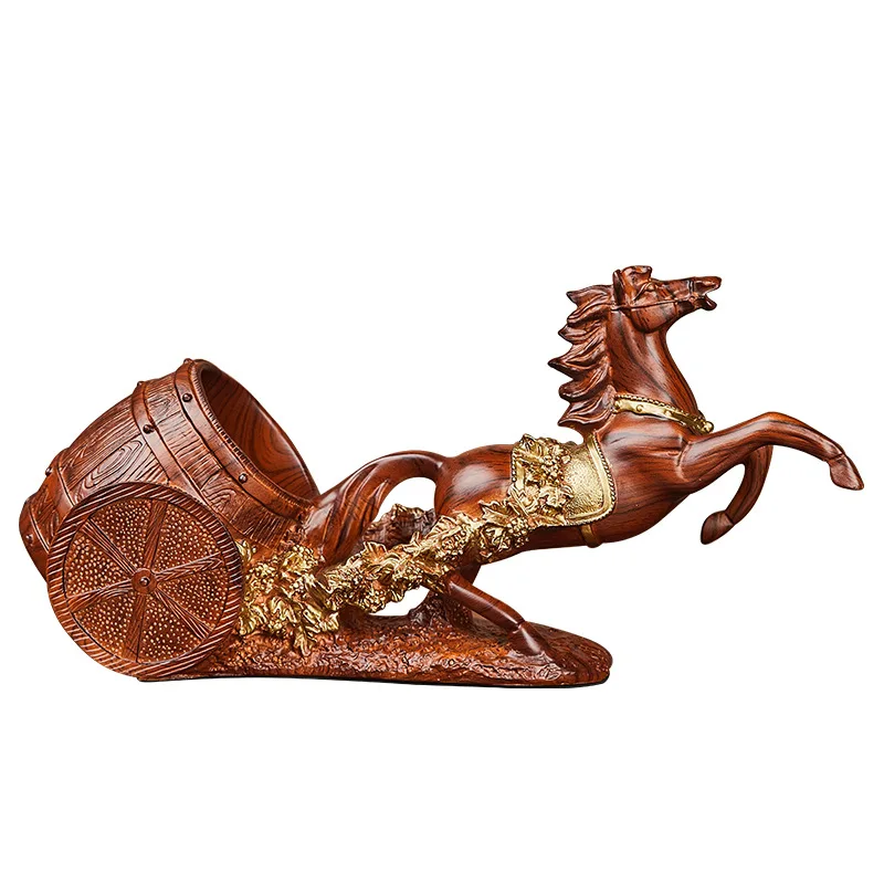 Animal Horse Shaped Red Wine Rack Decoration,Wine Bottle Rack,Living Room Dining Table,Wine Cabinet Accessories, Home Decoration