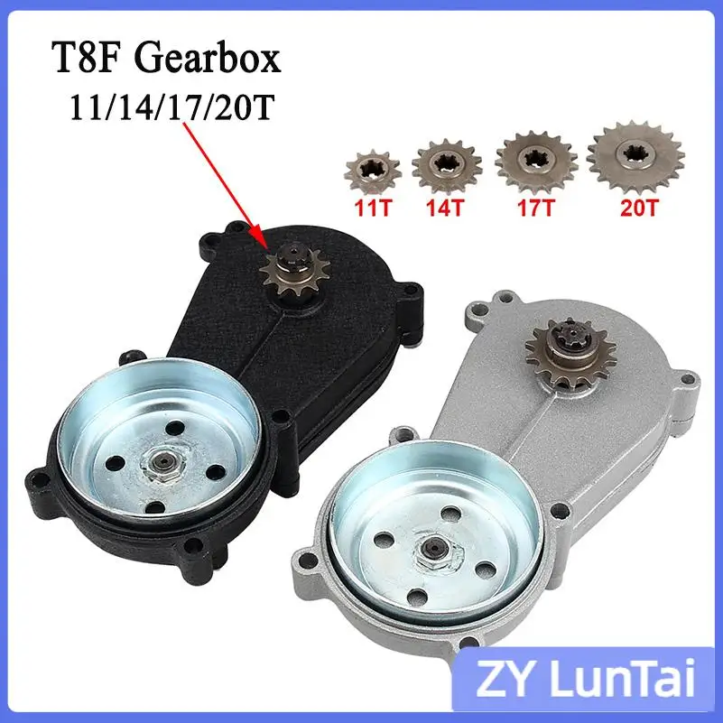 

Мотоциклетный редуктор T8F с 11/14/17/20 зубьями для мини-мотоциклов 47cc/49cc, запчасти для 2-тактных двигателей Liya