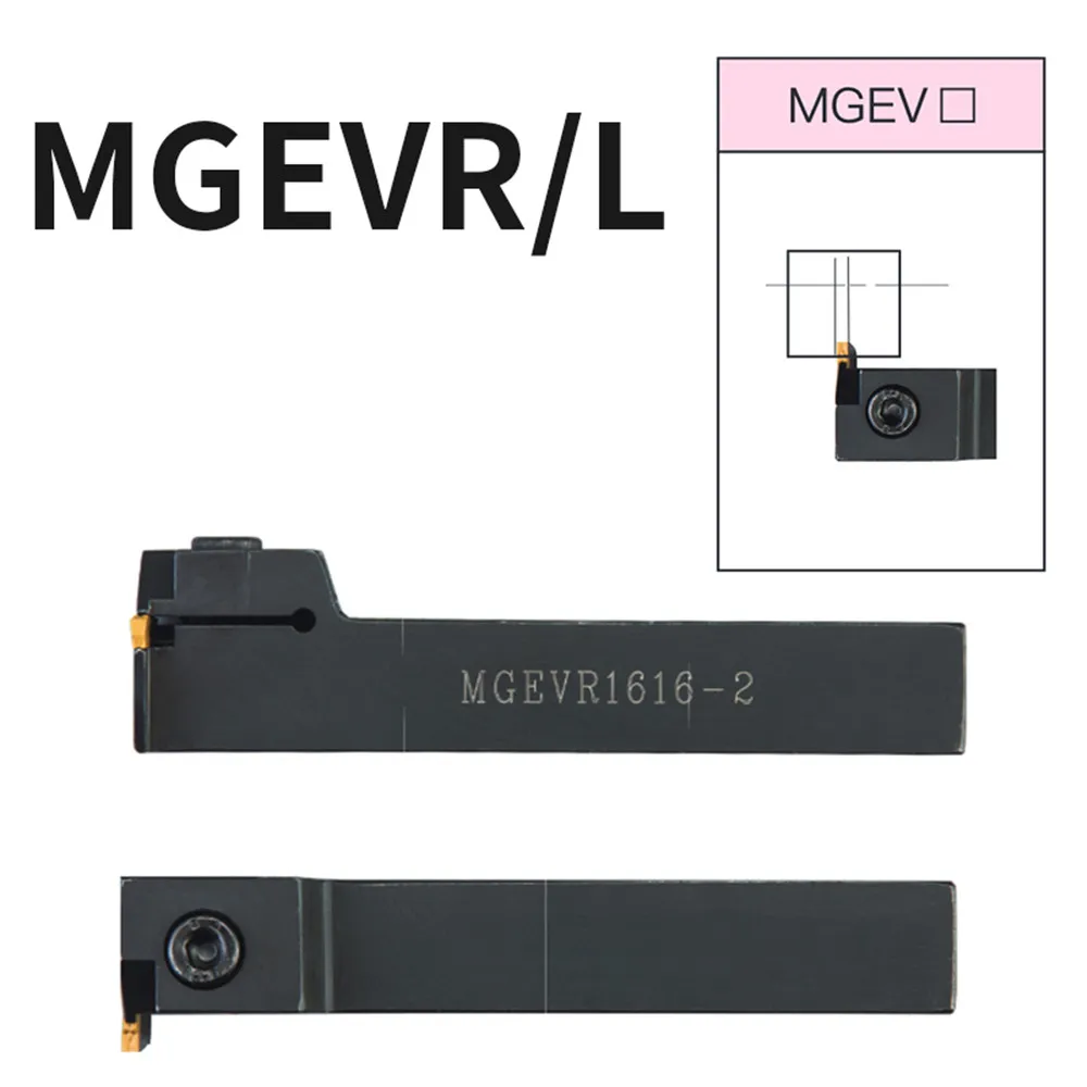 HOT 1PCS MGEVR/MGEVL MGEVR1616 MGEVR2020 MGEVR2525-1.5 2 2.5 3 4 Grooving arbor Tool Holder Boring Bar cnc tool external Holder