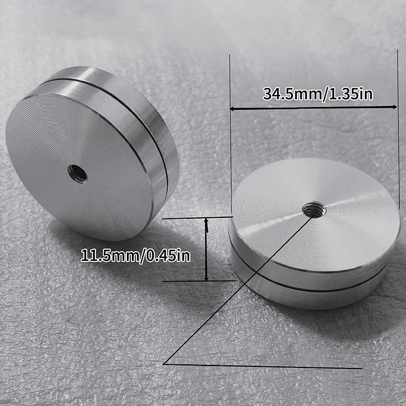 Ceramic Clay Pottery Throwing Trimming Spinner Tool Trim Stabilizer 30mm-50mm Mini Pottery Wheel Metal Bearing Rotary Disc