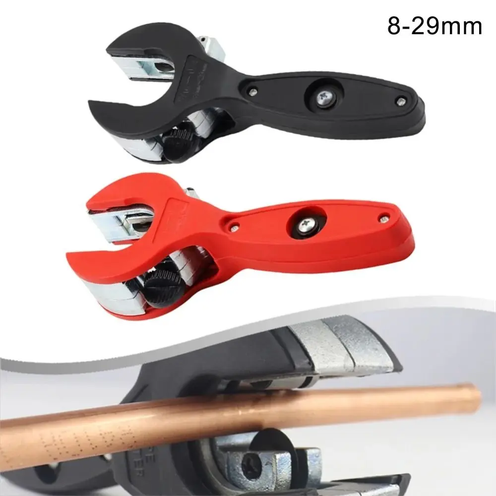 

PVC / PU / PP / PE Aluminium Ratchet Tube Pipe Cutter 8-29mm Hose Cutting Tube Pipe Cutter Red Hand Tools Ratchet Tool Aluminium
