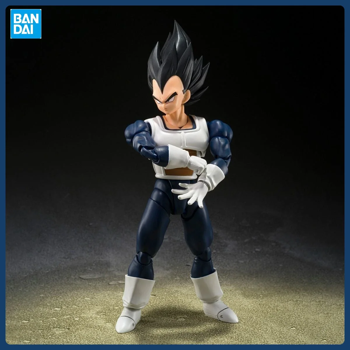 

Bandai Original S.H.Figuarts SHF Dragon Ball VEGETA OLD BATTLE CLOTHES Anime Action Figures Model Toys Collection Gifts In Stock